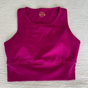 LILLY PULITZER Luxletic Bentlee Bra Tank cropped Mulberry size Small